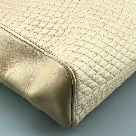 Bally Beige Quilted Handbag - Picture 10 of 12